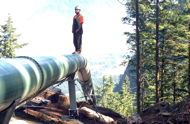 Construction Contractor Working